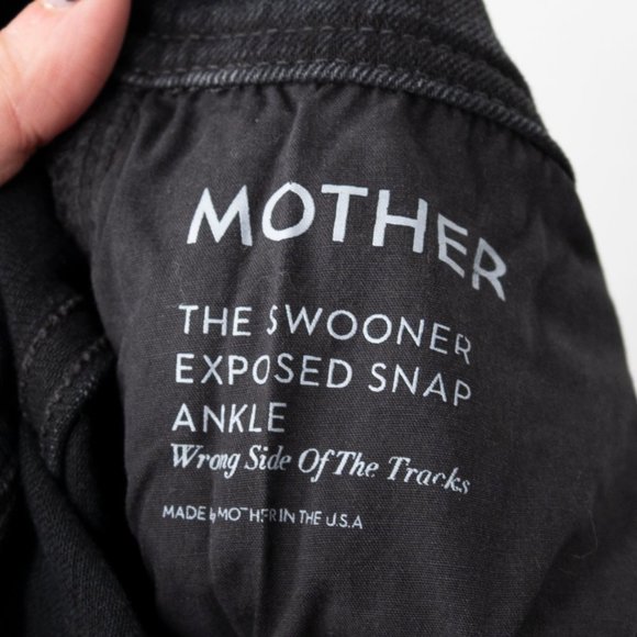 Mother The Swooner Exposed Snap Ankle Skinny I34 - Picture 12 of 13